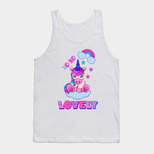 Lovely unicorn Tank Top